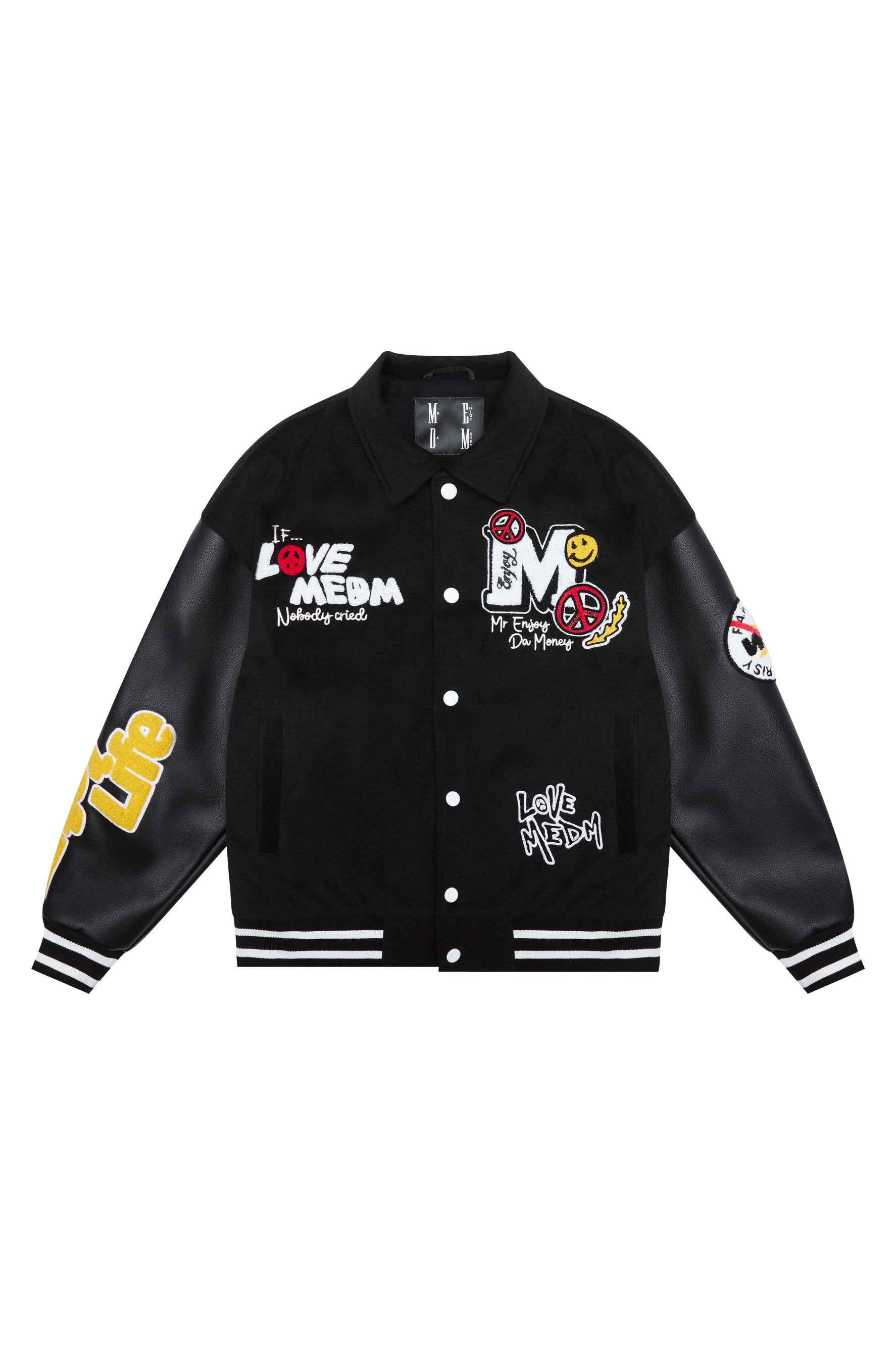 MEDM PEACEFUL VARSITY JACKET – Baroque Galleria