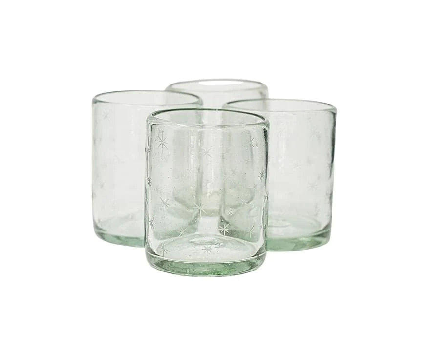 Dramson  4-Piece Sphere Ice Mold and Crystal Tumbler Set