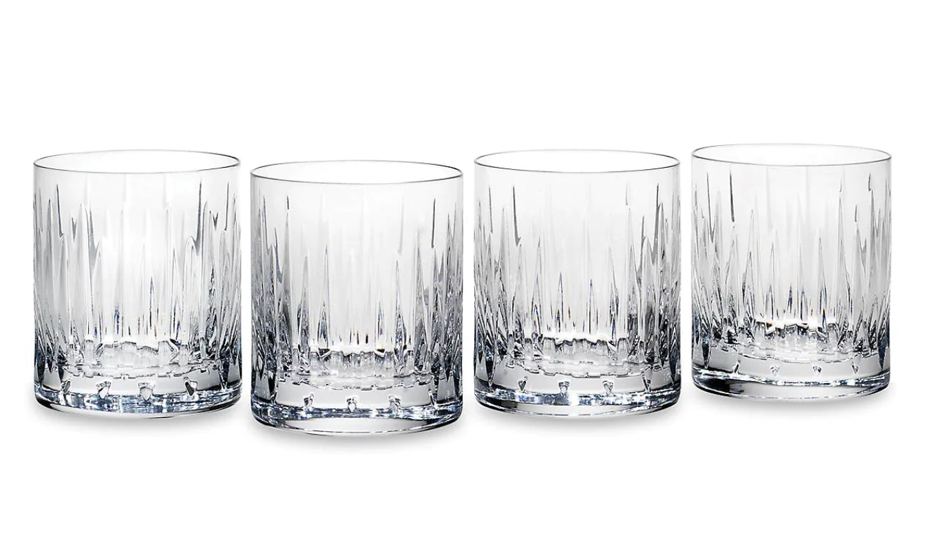 Dramson  4-Piece Sphere Ice Mold and Crystal Tumbler Set