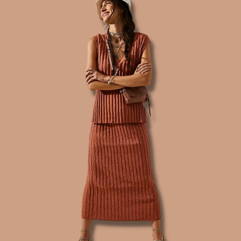 Maxi skirts are back - Free People Maxi skirt set