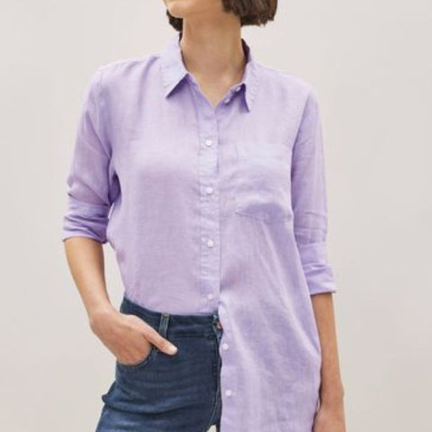 Gap linen lilac shirt