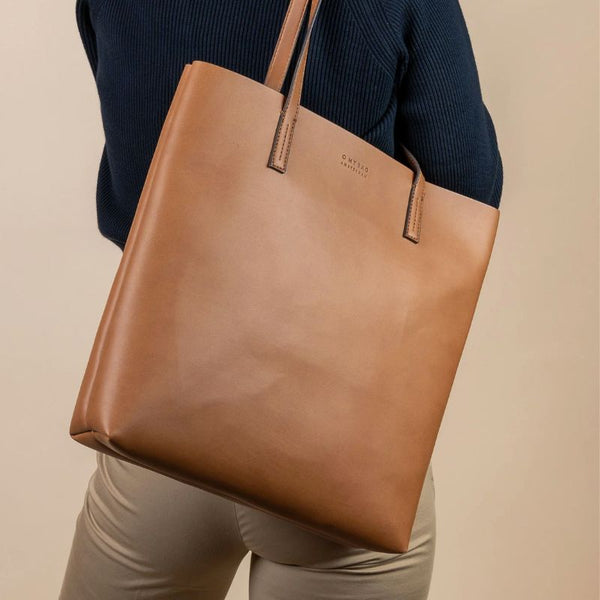 Supersize tan tote - O My Bag