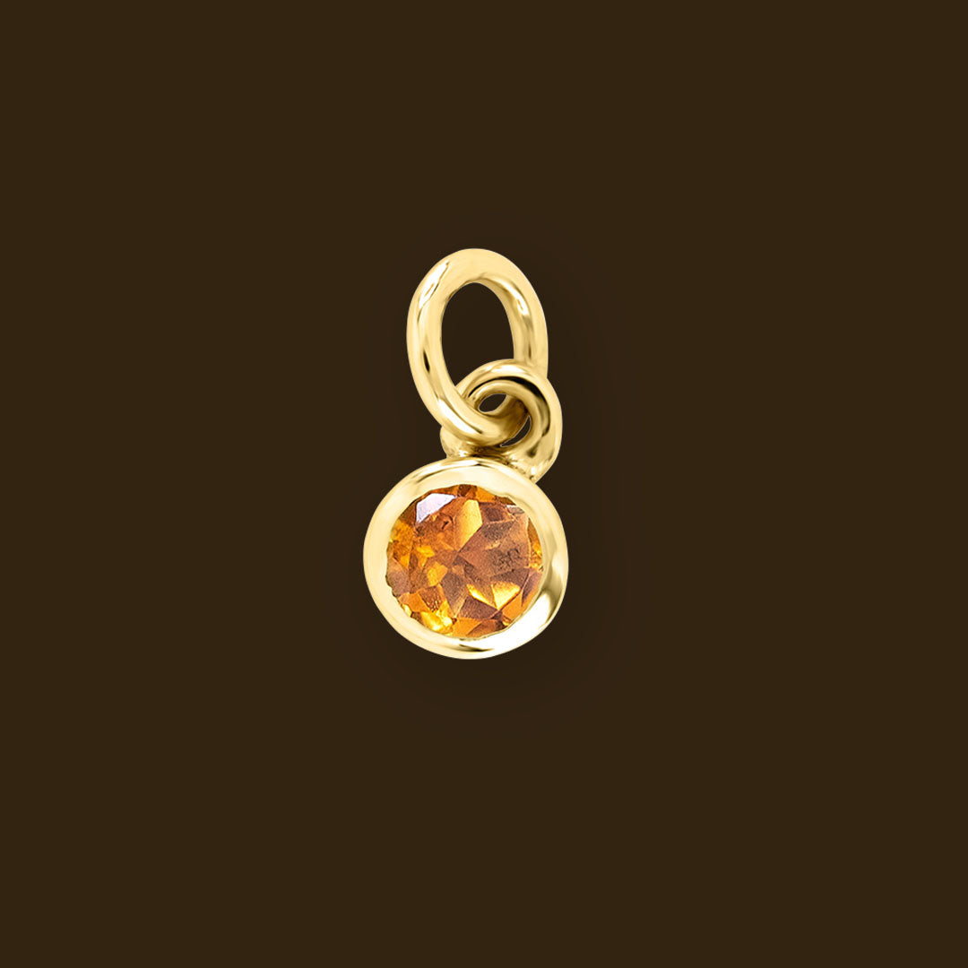 Topaz birthstone pendant