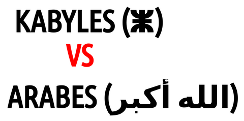 Differences entre Arabes et Kabyles
