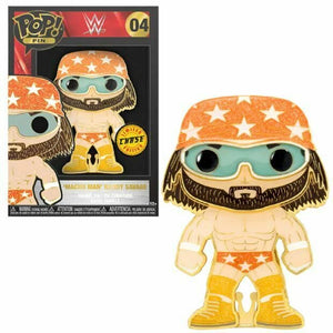 Pop Pin: WWE- Macho Man Randy Savage (Metallic CHASE) - Pop Freak Collectibles - Funko Macho Man