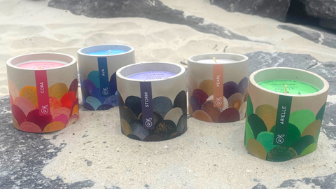 Summer Sirens Candle Collection - Citrus & Cane Mermaid Candles