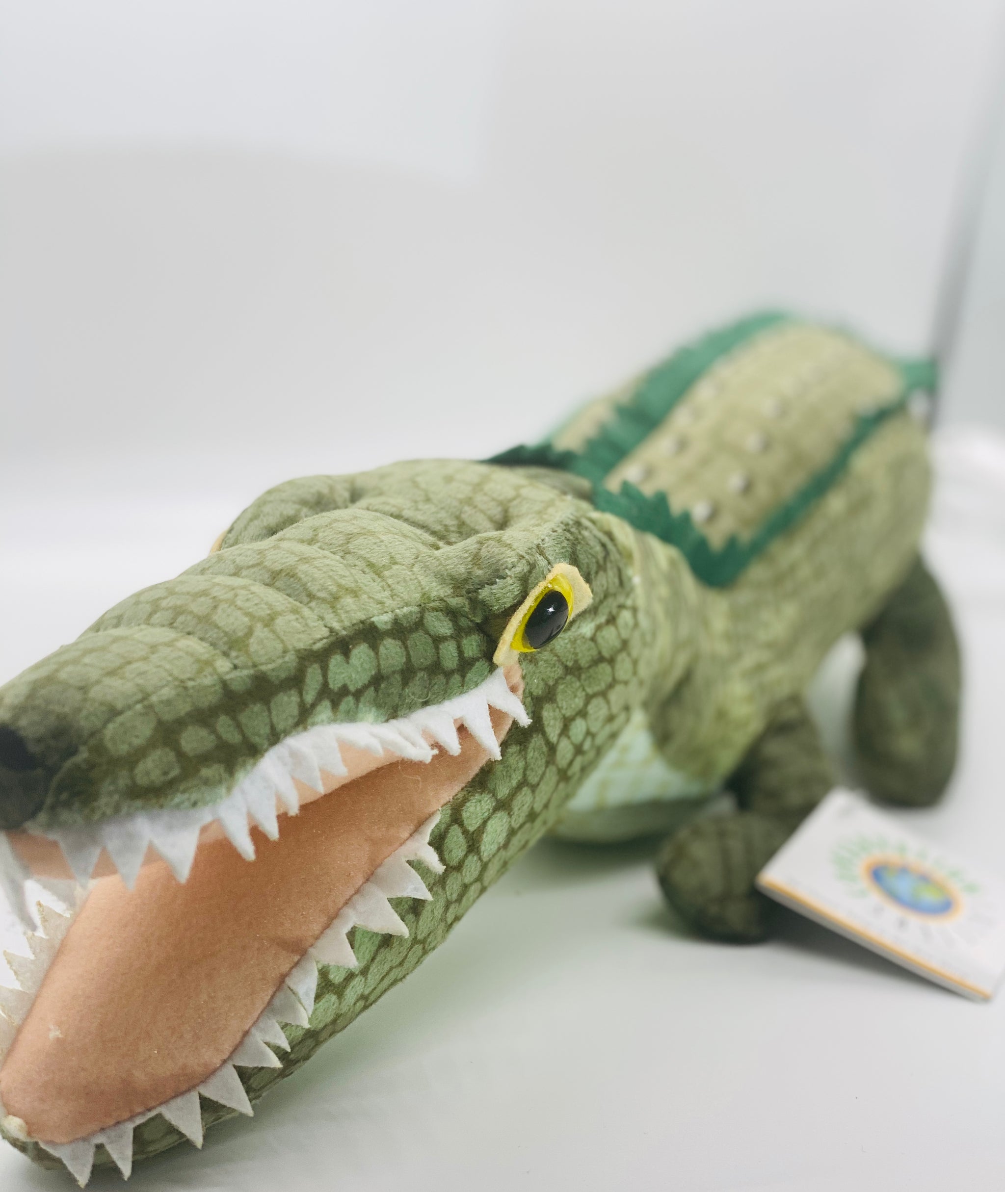 GREEN ALLIGATOR STUFFED ANIMAL TOY – Bonjour Fête