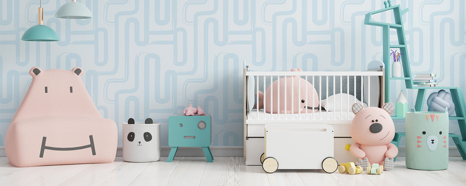 Nursery in pastel colors