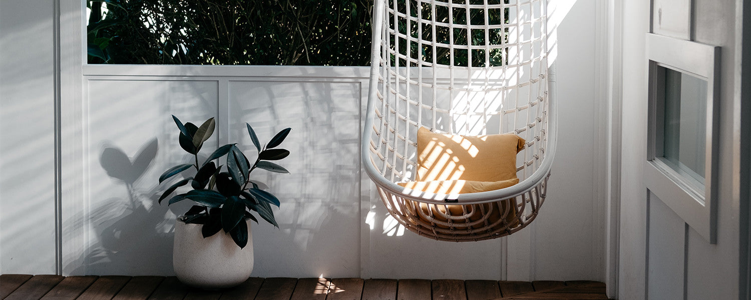 White Porch Swing 