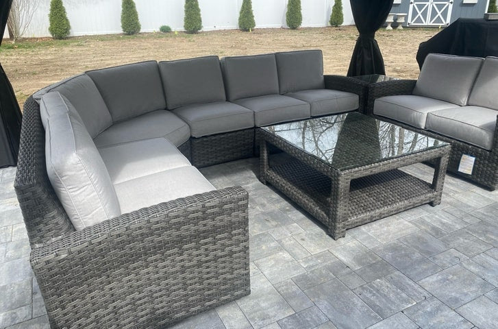 Erwin and Sons Biscayne Outdoor Wicker Sectional