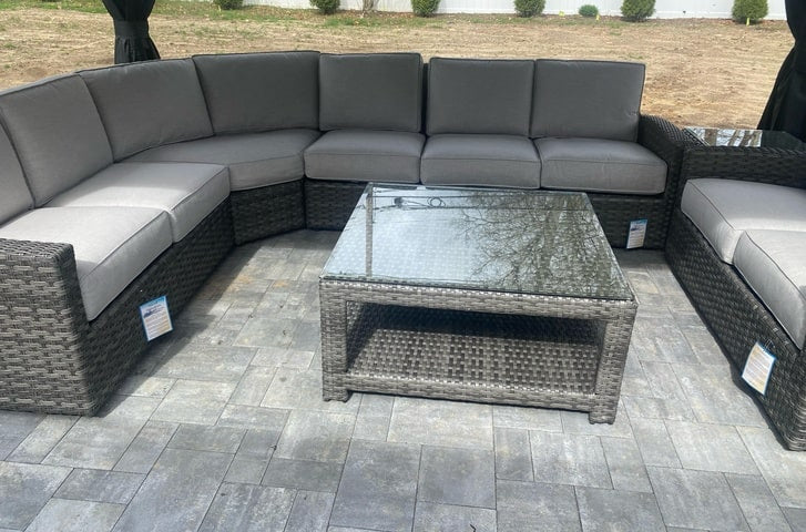Erwin and Sons Sicker Biscayne Outdoor Sectional Seating Group