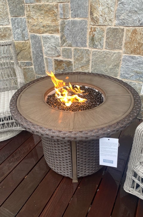 Glen Lake Portofino Gas Fire Pit Long Island Delivery