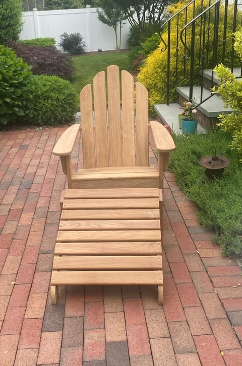 Kingsley Bate Teak Adirondack Chair Local Delivery Long Island