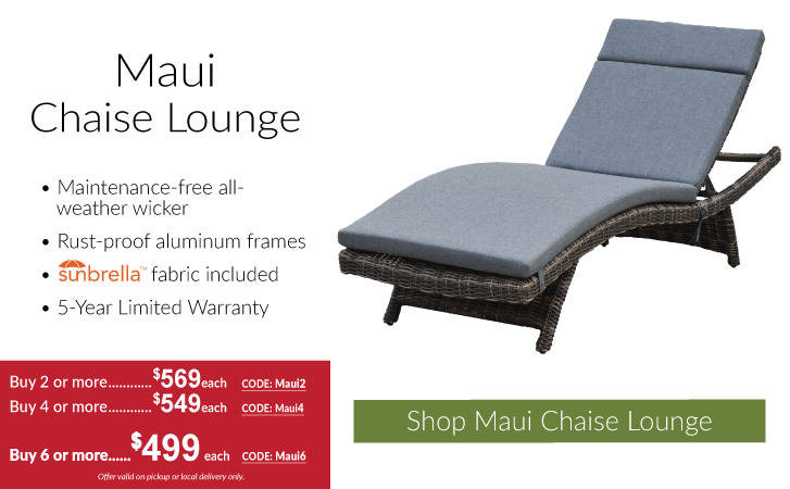 Gibara Chaise Lounge Special Promotion