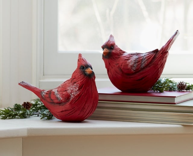 Melrose Sitting Cardinal Christmas Holiday Decor