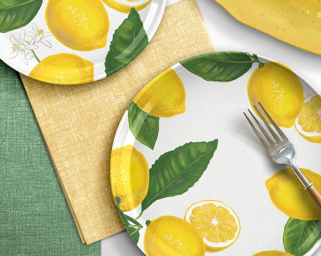 Melamine Lemon Platter Outdoor Partyware