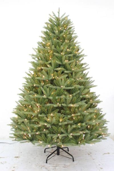 Artificial Christmas Tree, Ultra Lit 1000 Clear LED Lights