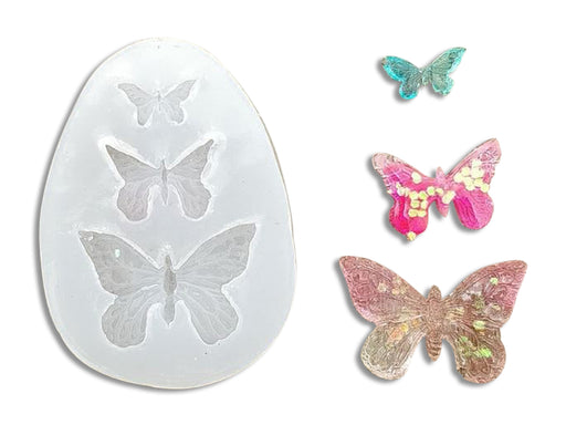 Mini Butterfly Silicone Mold Insect Cabochon UV Resin Mold Jewelry