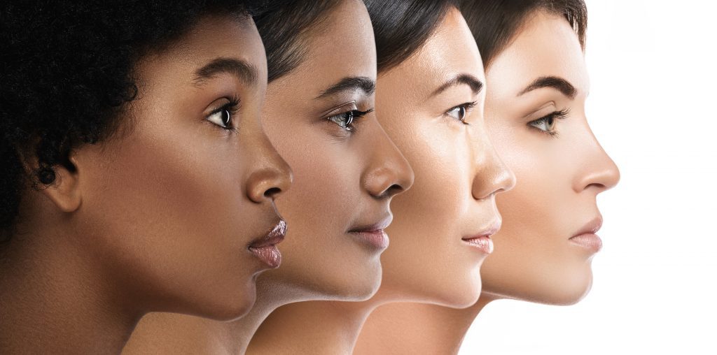 four women of different races