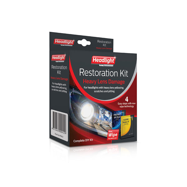 Pro Headlight Lens Restoration Kit Certified Nano Tech German Made MotorPower Care