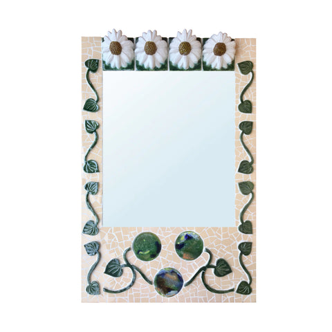 Espejo mosaico Girasol