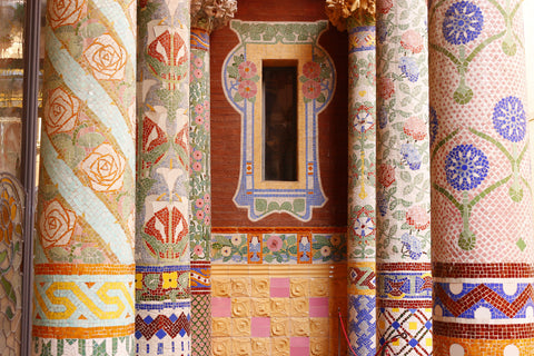 Patio de columnas Palau de la Música Catalana