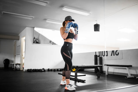 An image of woman boxing 