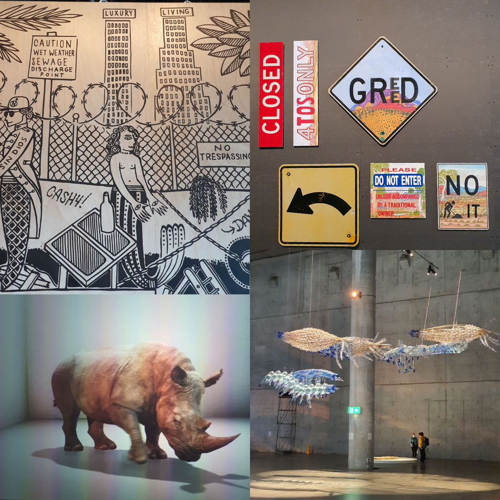 compilation of artworks, 23rd Biennale of Sydney