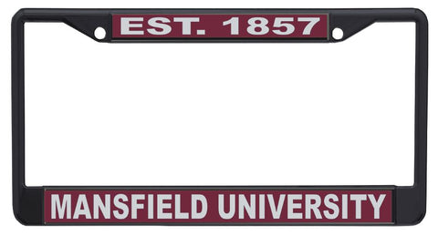 boston university license plate frame