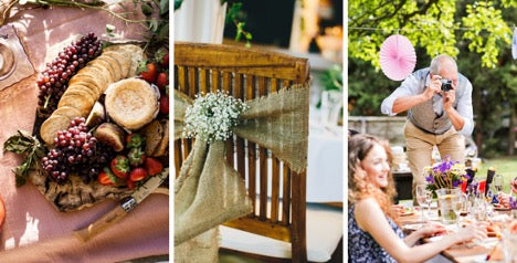 How to style outdoor furniture for garden parties