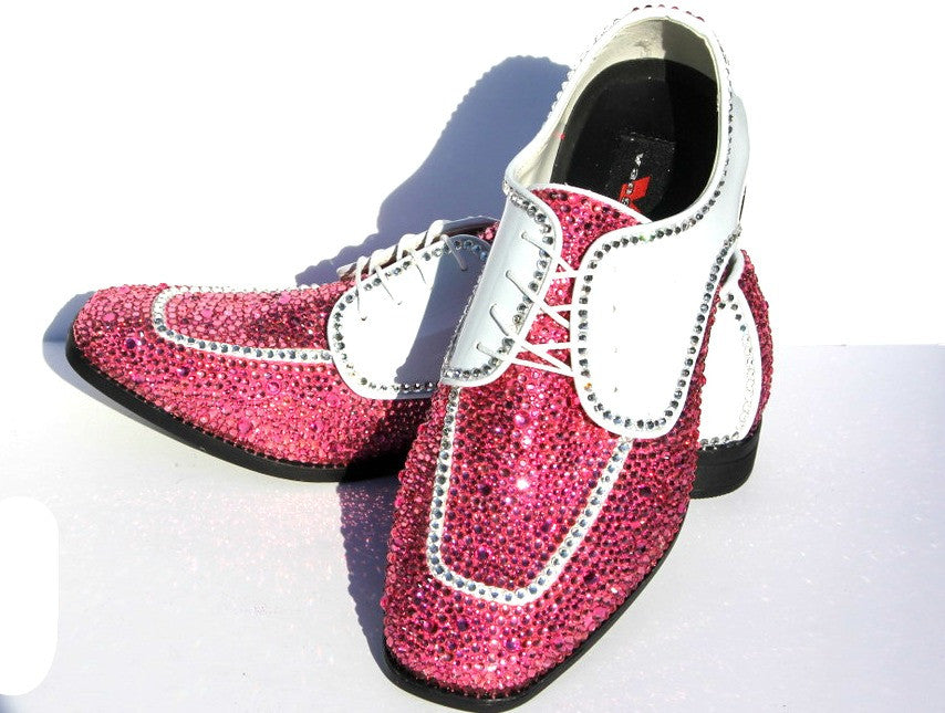 pink formal shoes