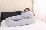 U Shape Maternity Body Pillow With Cover