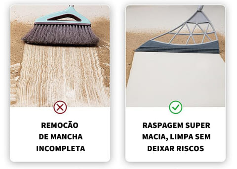 Vassoura Mágica Multifuncional Mop Silicone 3 em 1