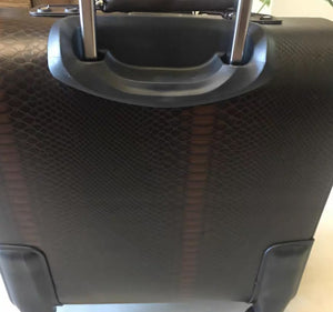 ZHAOHUACAIJING Suitcases,Basics Softside Carry-On Spinner Luggage Suitcase, Black