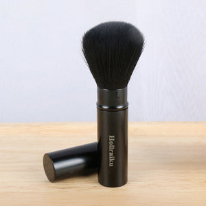 Hollraiku Make-Up Brushes,  Retractable, Portable, with Cover, for Cream or Liquid Cosmetics