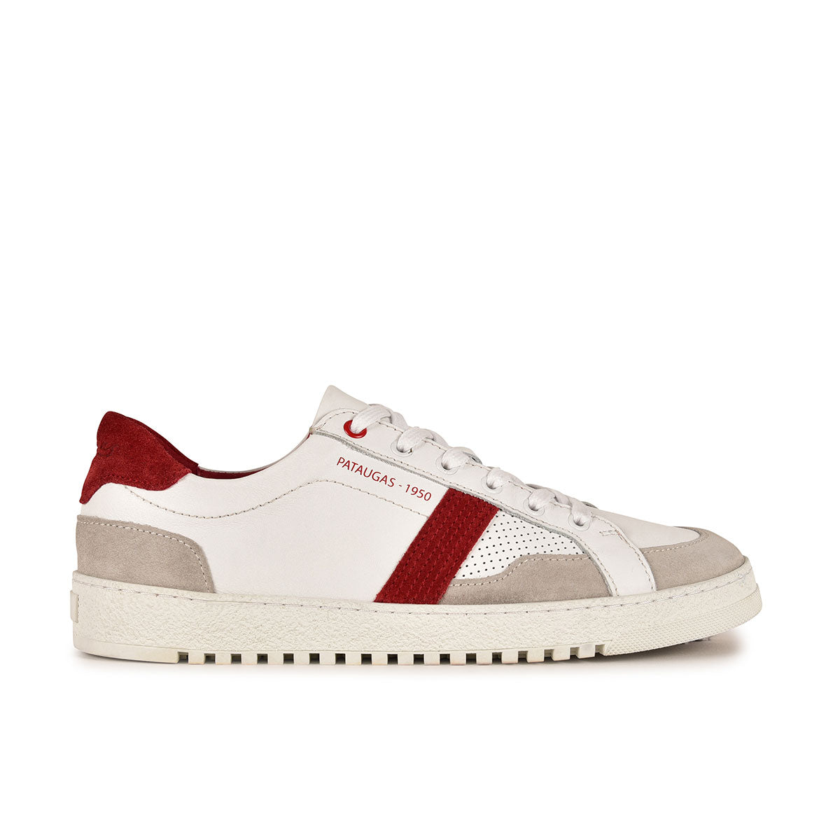 SNEAKER HOMME MARCEL H2G BLANC/ROUGE