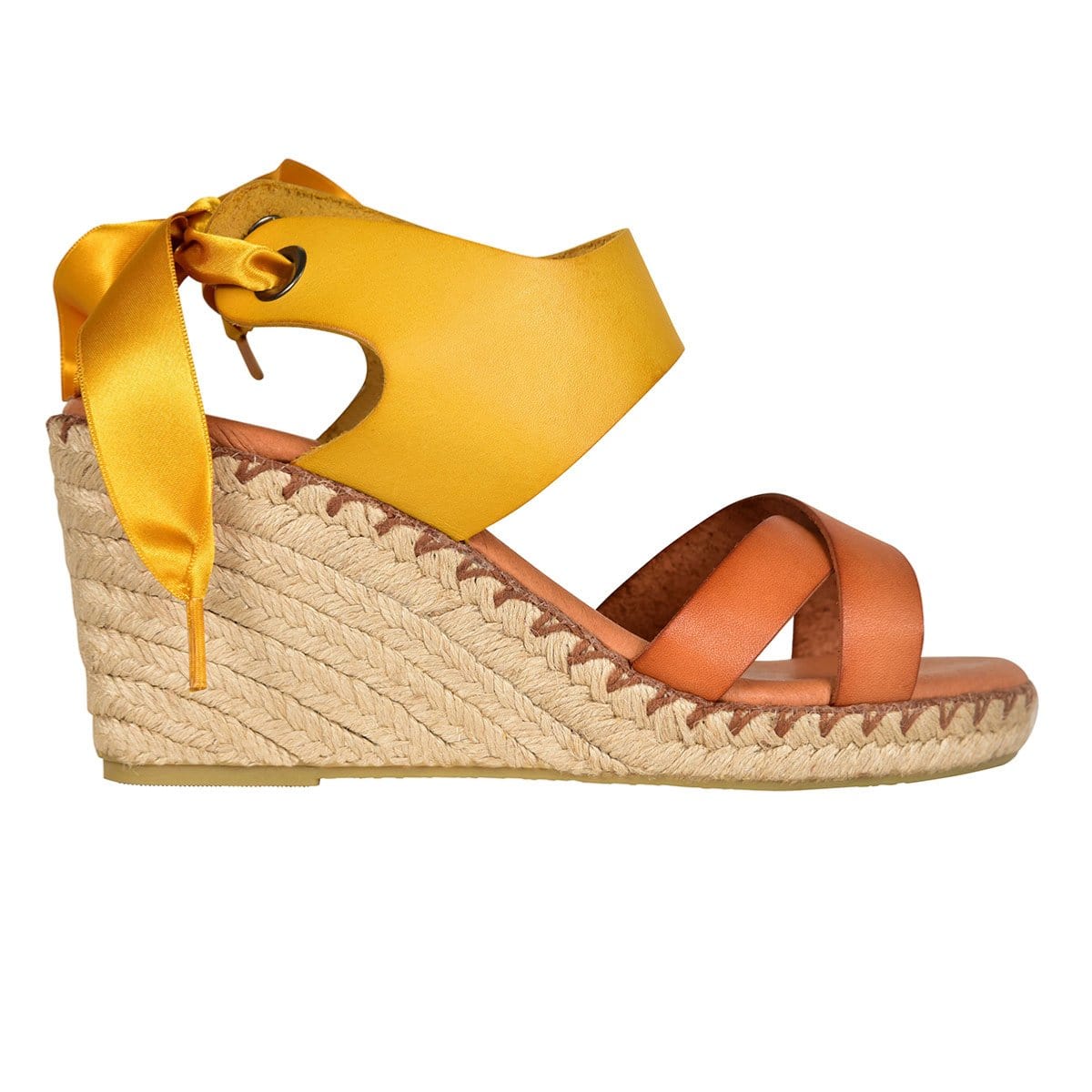 SANDALES FEMME FIONA F2F - JAUNE