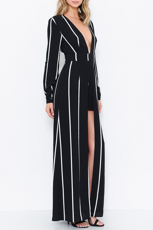 long sleeve maxi jumpsuit