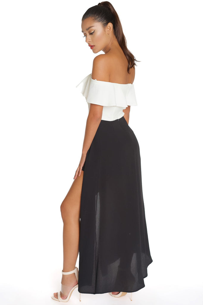 white maxi rompers