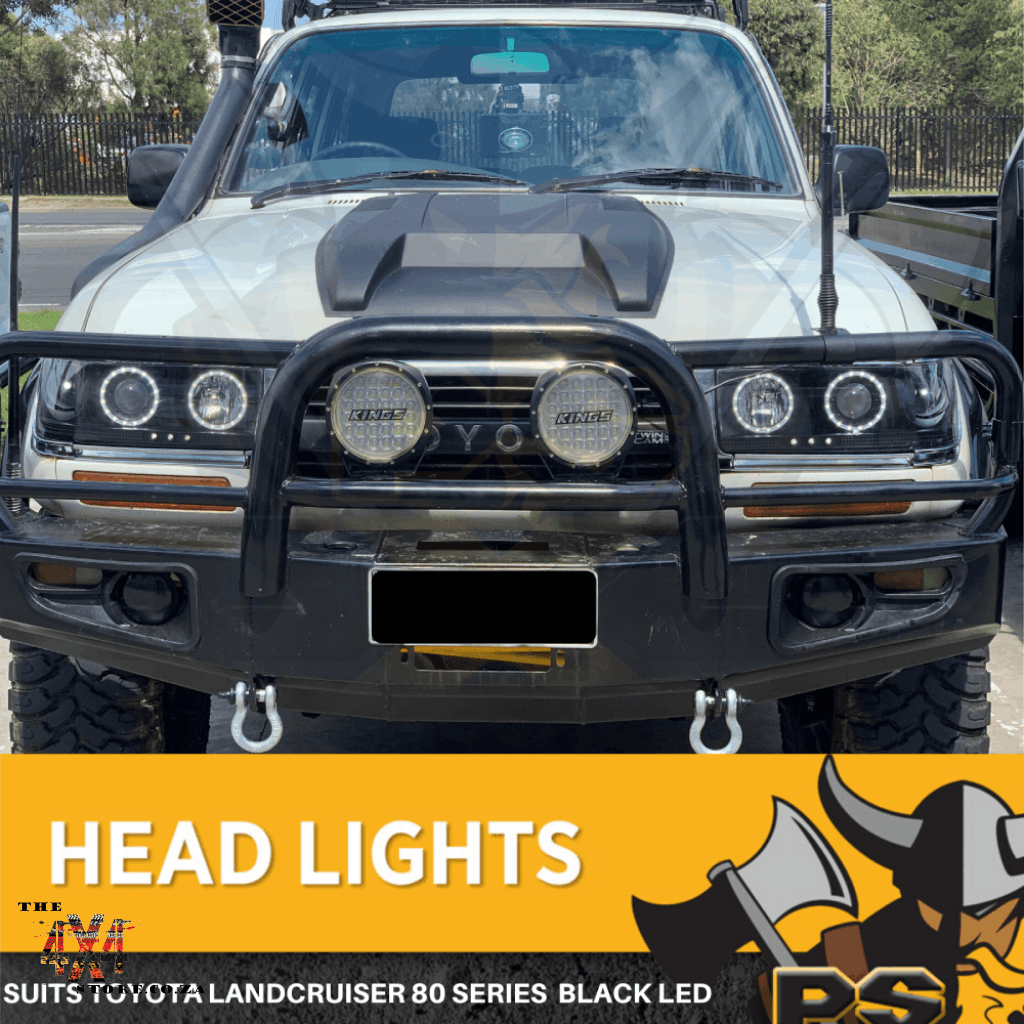 80 series landcruiser angel eye headlights