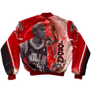 Vintage 90s Chicago Bulls Michael Jordan Chalk Line Jacket