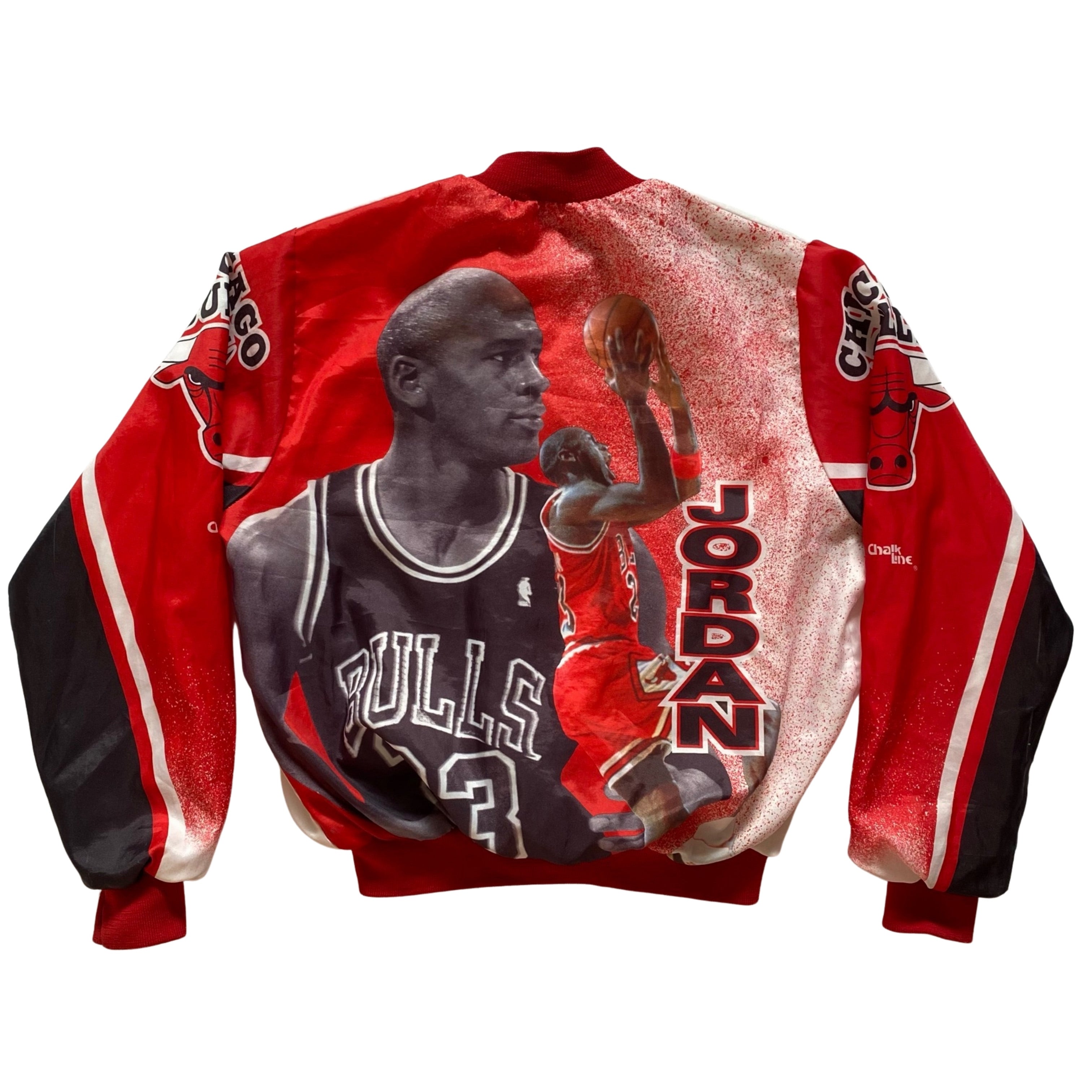 90s chalk line nba bulls スタジャン Jordan-