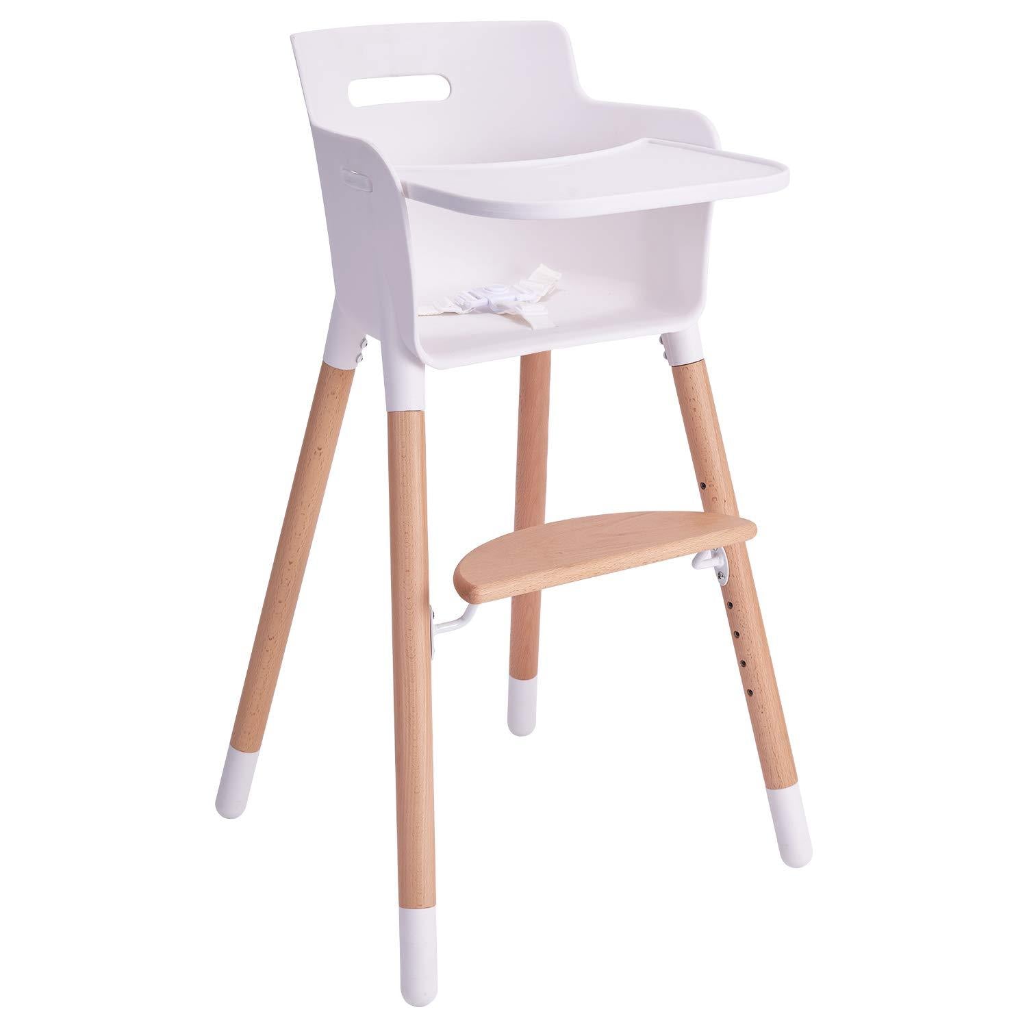 baby high chair wooden legs