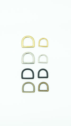 Square Double Bar Buckle- (1/2, 3/4 , 1)(Solid Brass, Nickel) – Hand and  Sew Leather