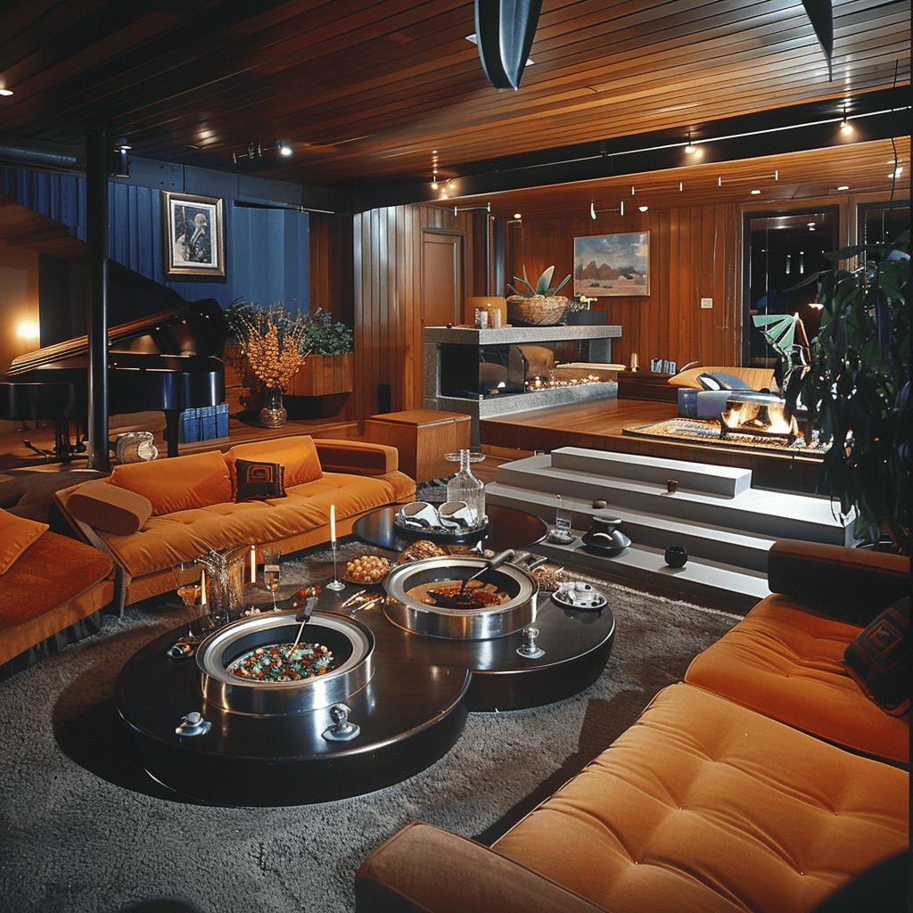 1970s living room retro decor home1