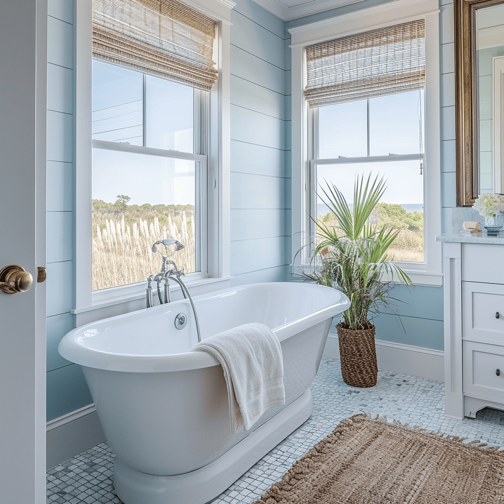 31 Refreshing Ideas for Your Coastal Bathroom Makeover