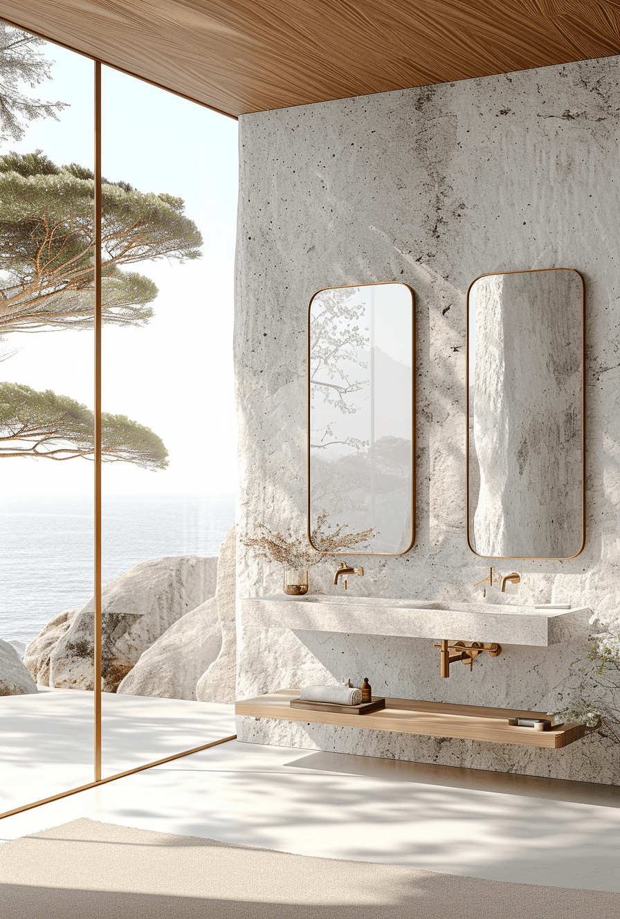 31 Serene Coastal Bathroom Concepts to Inspire You