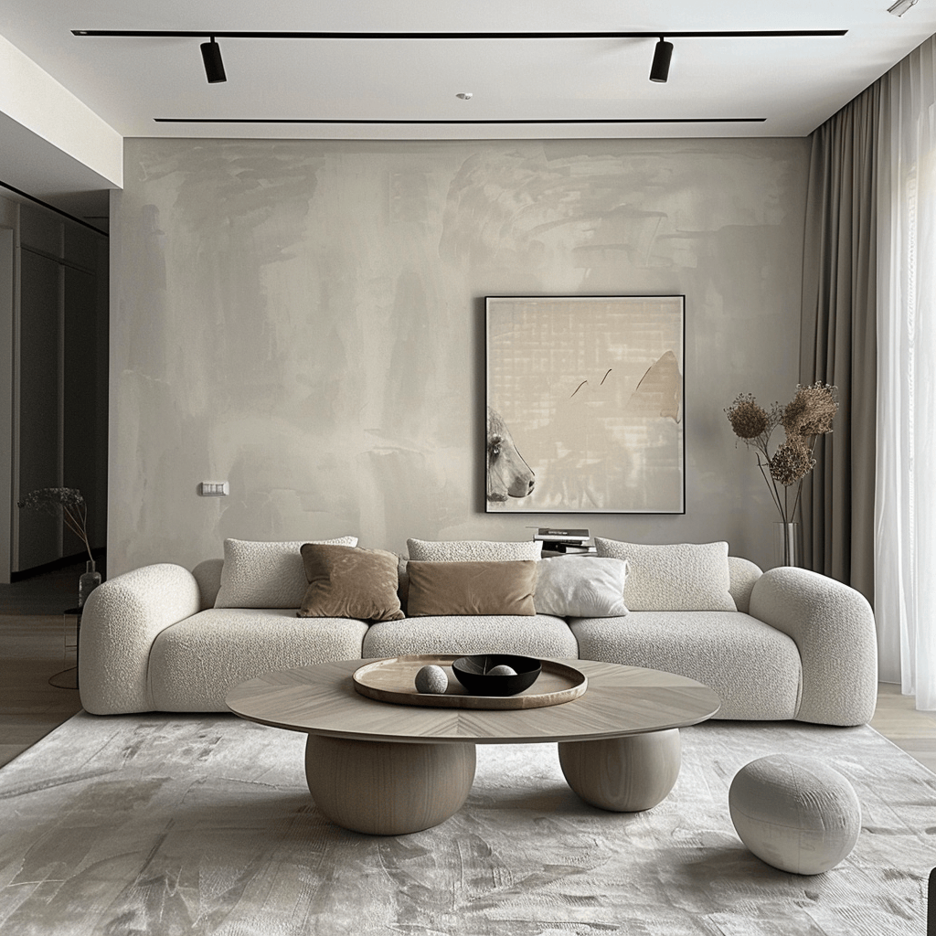 A collection of inspiring real-life minimalist living room designs showcasing clean lines, neutral color palettes, and functional furniture arrangements
