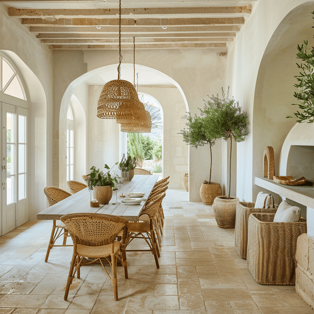 A dining room that demonstrates the power of embracing slow living and savoring each moment in creating a truly memorable and meaningful dining experience, with a combination of elements that encourage guests to be fully present and engaged