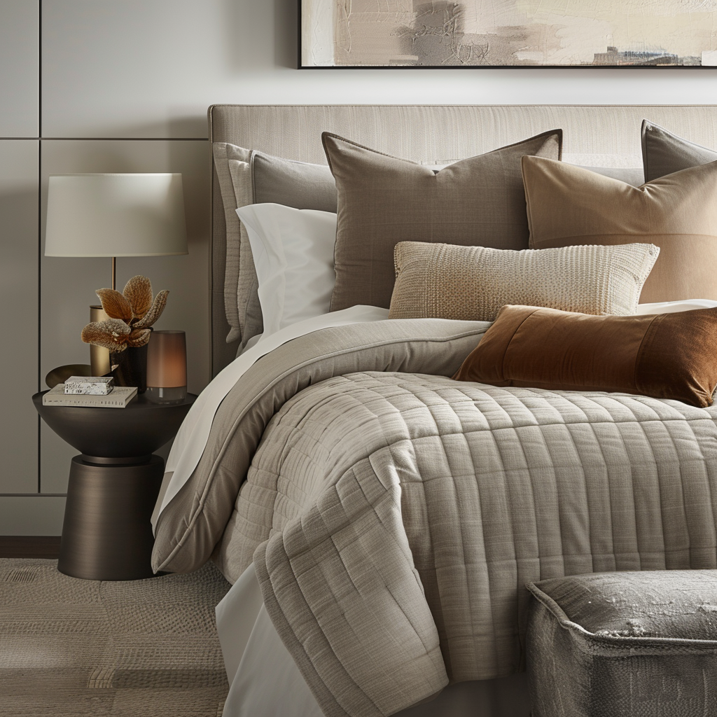 A_modern_bedroom_with_a_beautifully_styled_bed_featuring_luxurious_sheets_a_cozy_duvet_and_an_assortment_of_decorative_pillows3